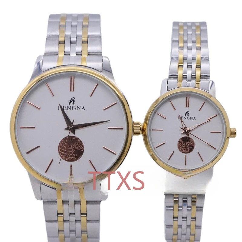 

All-Steel Waterproof Quartz Watch for Middle-Aged and Elderly Men and Women 2035 Movement Watch