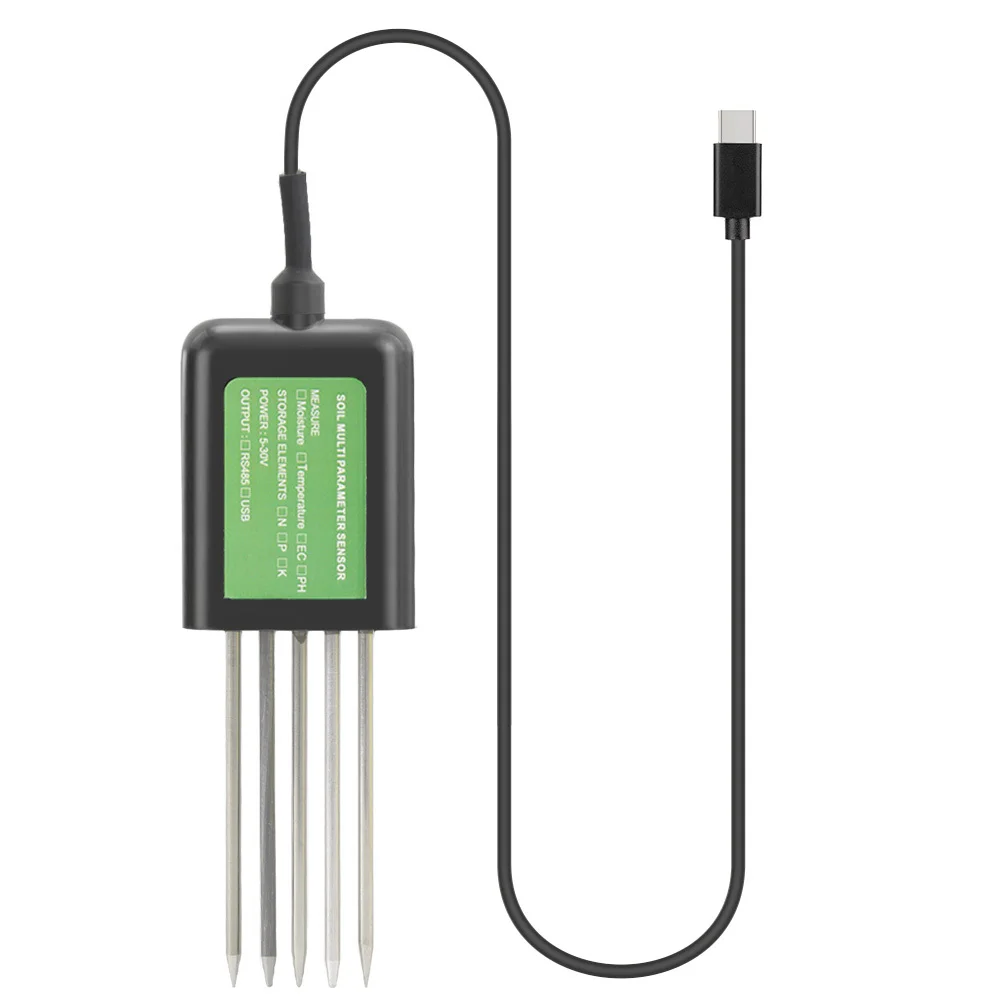 

Устройство для тестирования почвы 7 в 1, датчик влажности, зонд почвы 7 в 1, USB-датчик почвы, датчик проводимости, измеритель влажности