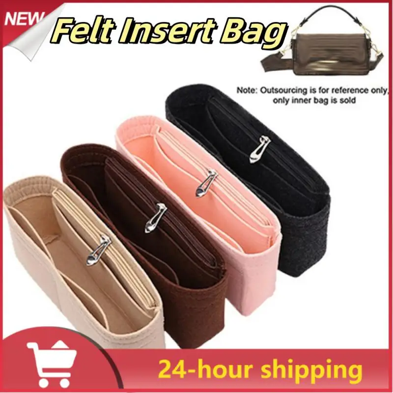 Felt Insert Liner Purse Organiser Pouch Handbag Tote Bag Internal Bag For Liz Visetos Folding Tote Bag Organizer Insert Wallet