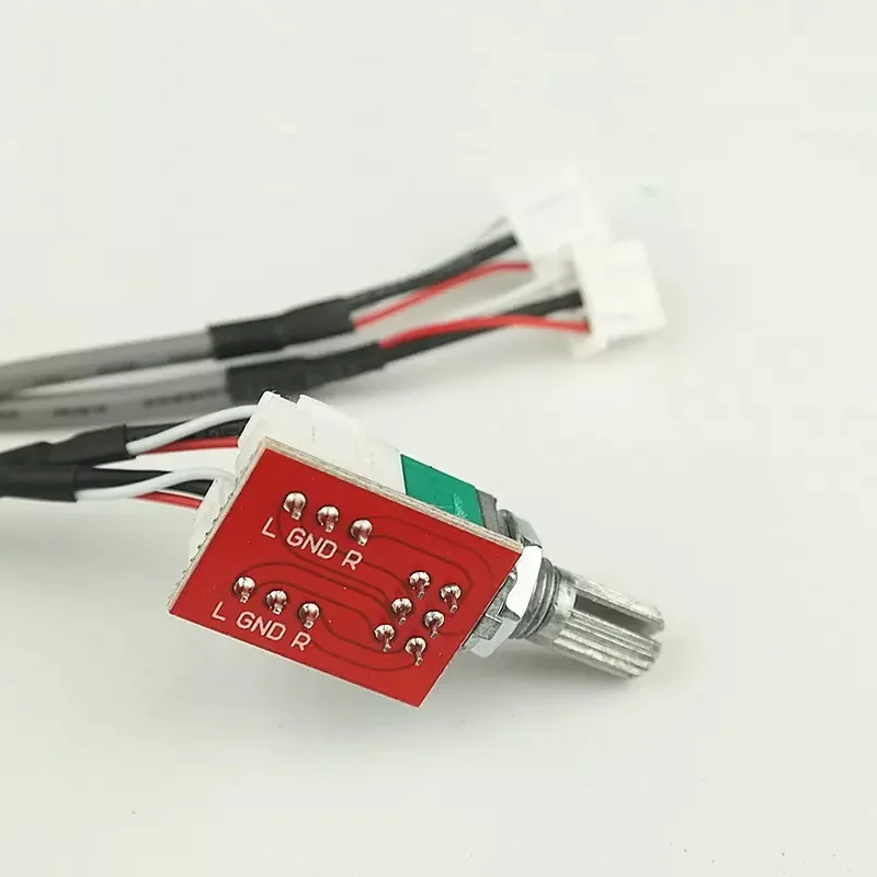 オーディオパワーアンプボードモジュール、50kボリュームポテンショメータ、300mmシールドワイヤー付き、diy