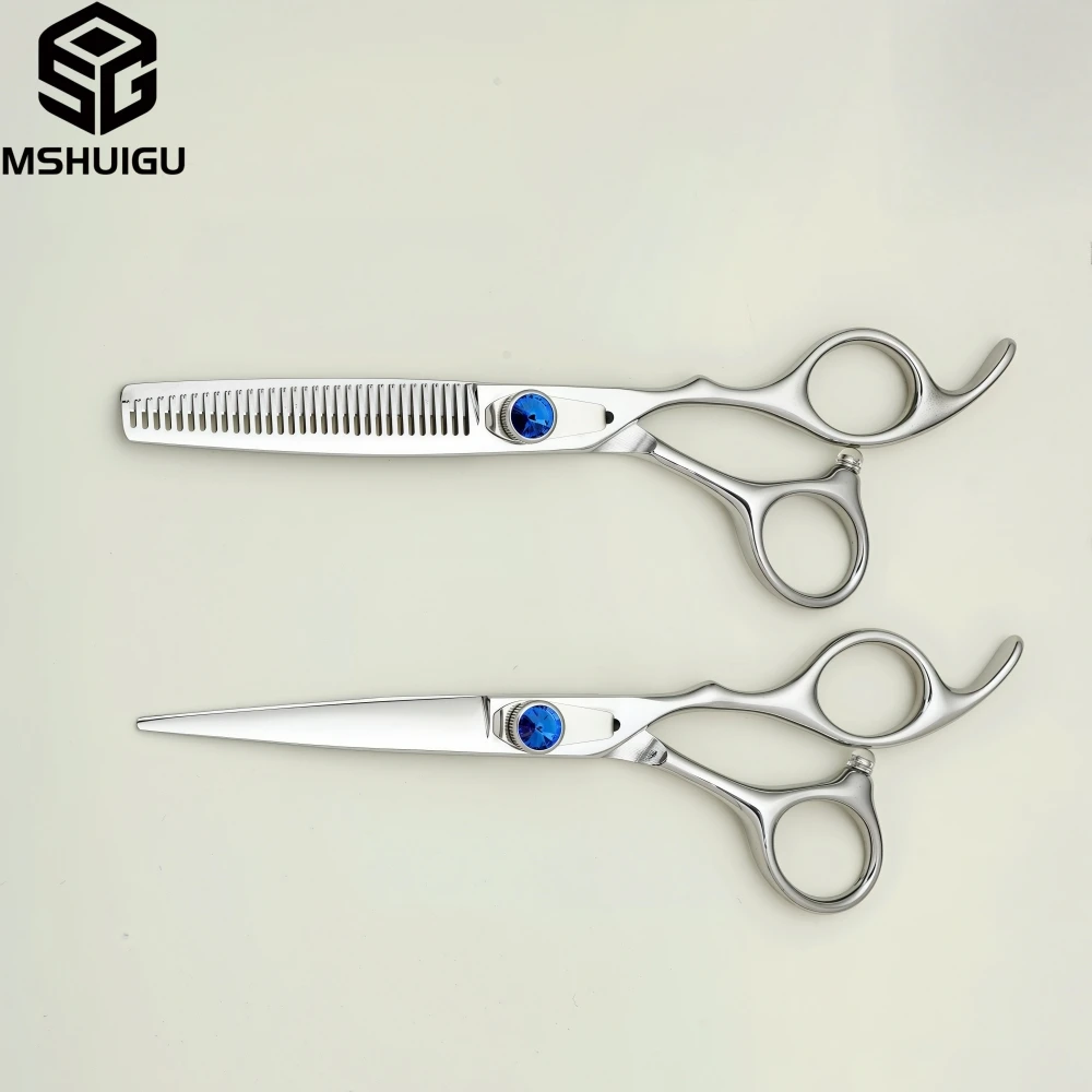 Professional Barber Scissors Set 6 Inch 9CR13 Steel Multifunctional Thinning Shears Hairdressing Tools for Home Salons