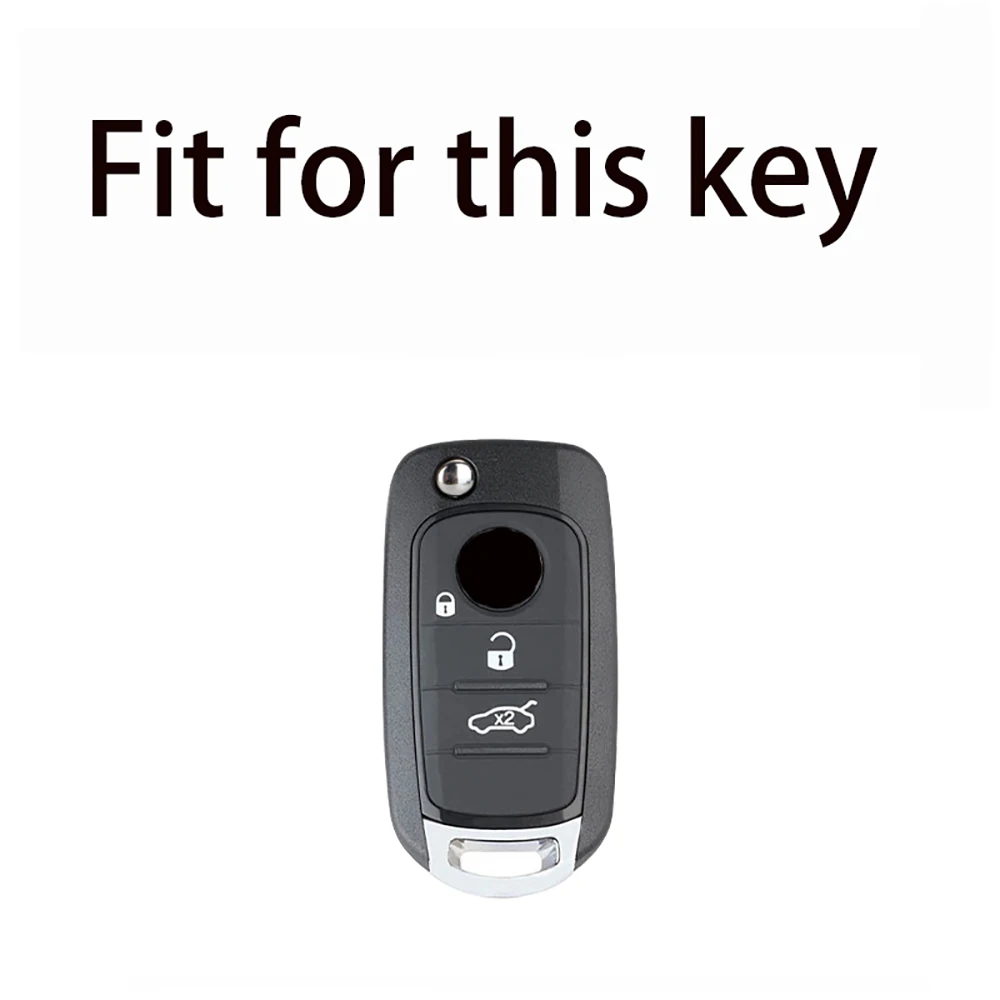 TPU Car Remote Key Case Cover Shell For FIAT Tipo Toro Nuovo Freedom 500X Doblo Argo Grazie Folding Key Protector Fob Accessorie