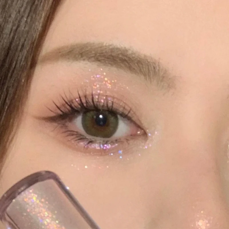 Hoogtepunt Oogschaduw Vloeibare Glitter Pailletten Heldere Oogschaduw Glanzende Langdurige Waterdichte Balletstijl Koreaans Meisje Nieuwe Oogmake-Up