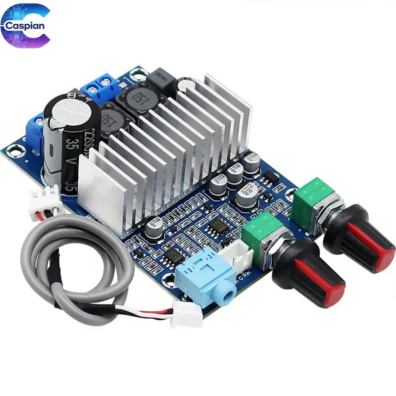 Single channel 100W subwoofer speaker, digital amplifier board