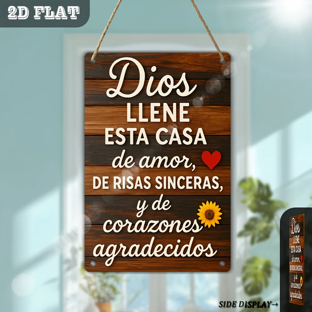 2D Flat Wooden Print, 1pc, 