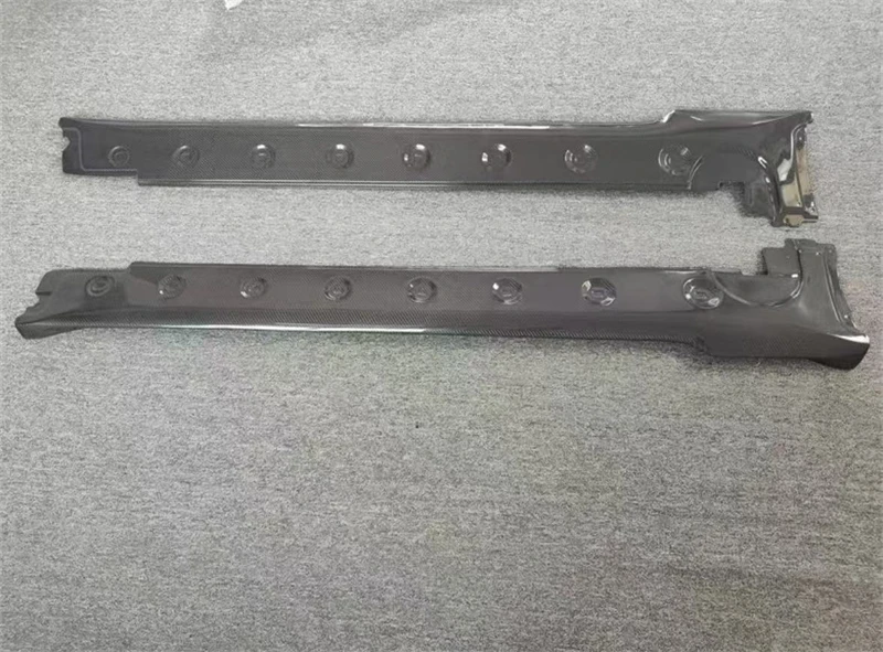 For Porsche Panamera 992 911 GT3 ReaI Carbon Fiber Side Skirts Pane Spoiler Kit