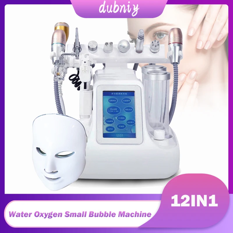 12 in 1 Hydra Water Peel Microdermabrasion /Hydro Dermabrasion Facial Rejuvenation Water Oxygen Small Bubble Machine