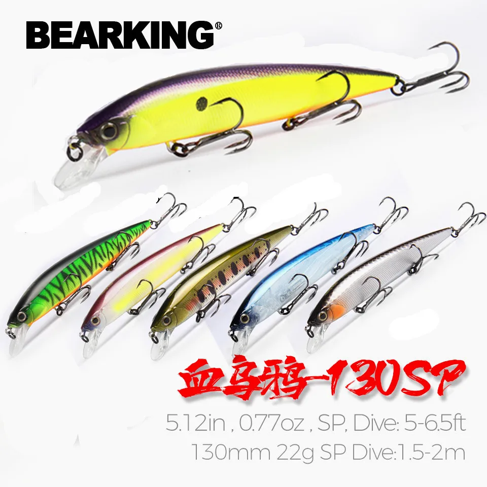 M131 Bearking 13 cm 22g Top Minnow Opschorting Voor Vissen Harde Kunstaas Wobblers Kwaliteit Professionele Baits Crankbaits aas Popper