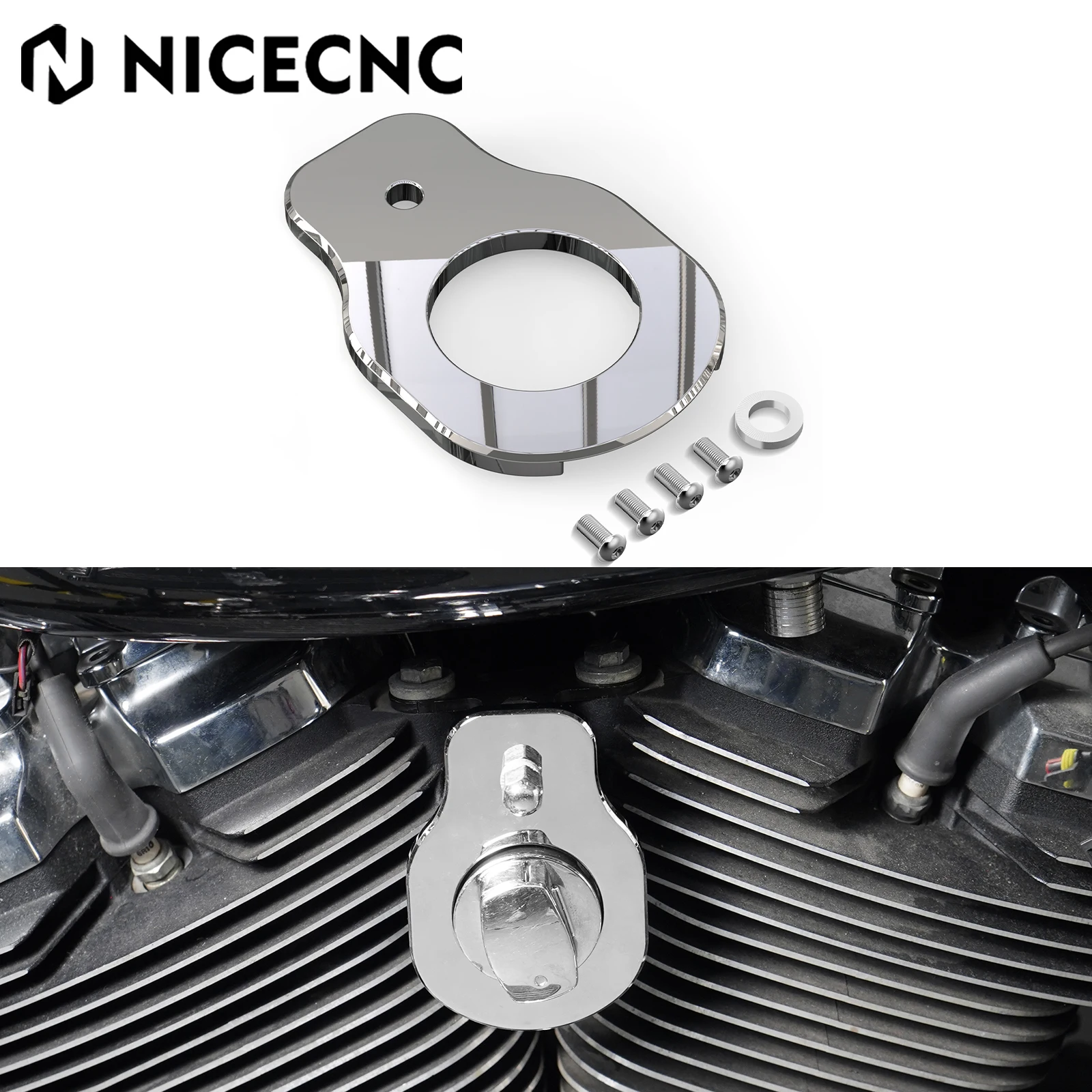 

For Harley Street Glide FLHX 2006-23 Ignition Switch Relocation Bracket Road King FLHR Classic FLHRC Police FLHP Special FLHRXS