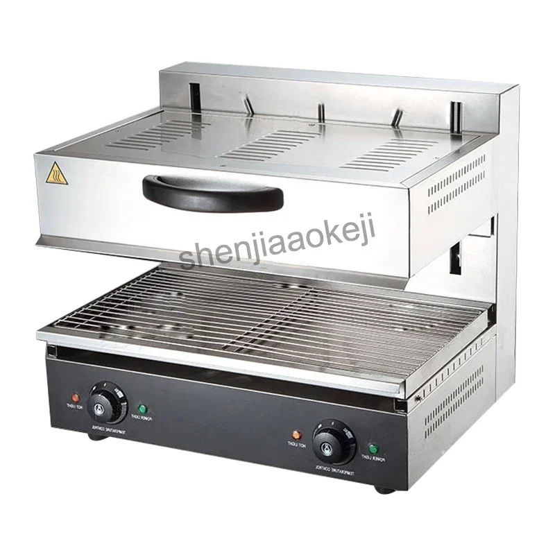 家電 コマーシャル電気ストーブ リフト式電気熱面ストーブ ファイアーグリルオーブン 洋風オーブン ダブルコントロール