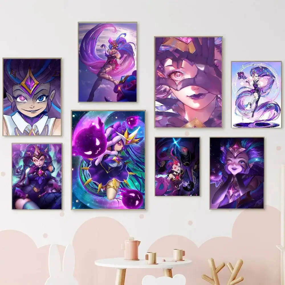 Star Guardian Zoe Game Poster Wall Art Home Decor Room Decor Digital Painting for Living Room Restaurant Kitchen Art