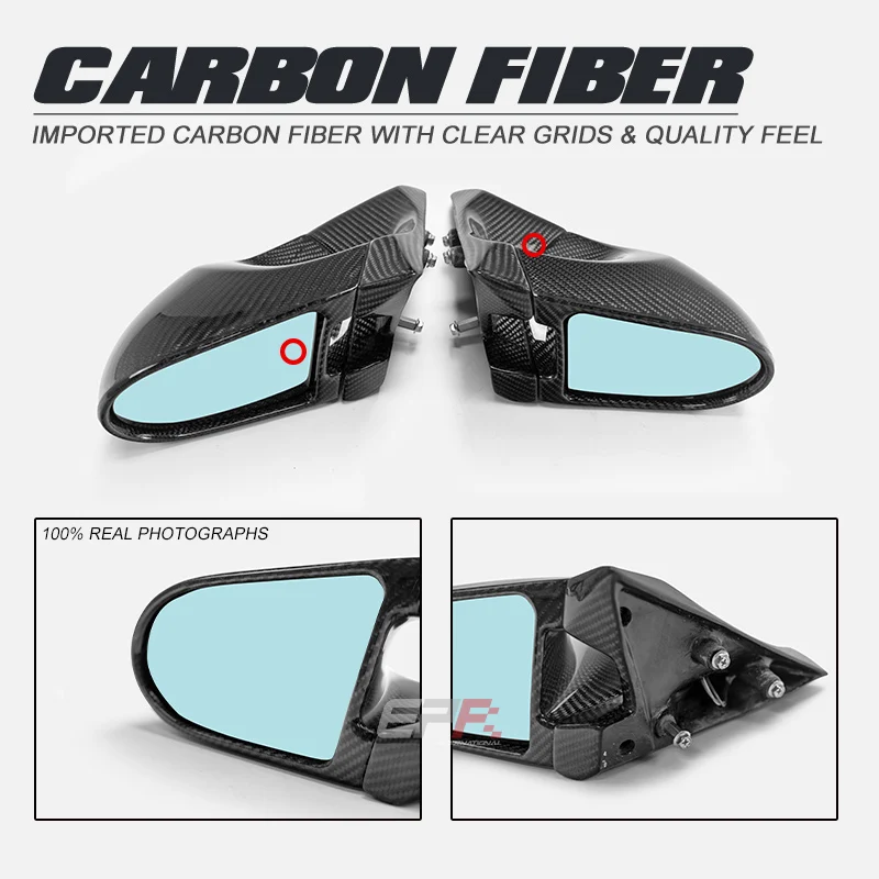 لهوندا 94-01 انتيجرا نوع R DB8 4DR اليد اليمنى محرك ايرو استبدال مرآة |   مرآة الرؤية الخلفية عالية الجودة لسيارات JDM