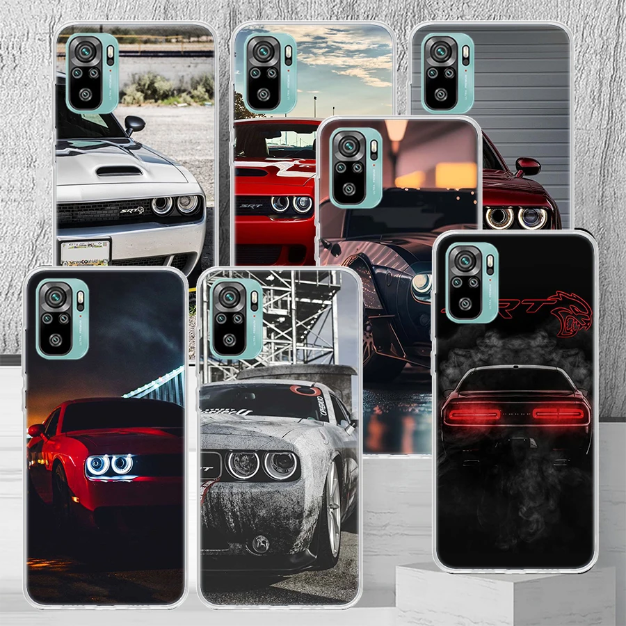 Challenger S-SRT Phone Case Shell For Xiaomi Redmi 10 10A 12 12C 9 9A 9C 9T 10C 8 8A 7 7A 6A 6 Pro K20 K30 K40 Pattern Cover