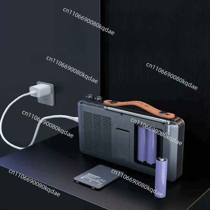 F51/F50 Portable Multimedia Playback Device, FM Radio, Wireless Speaker, Dual TF Card Slot, Music Video E‑Book Playback