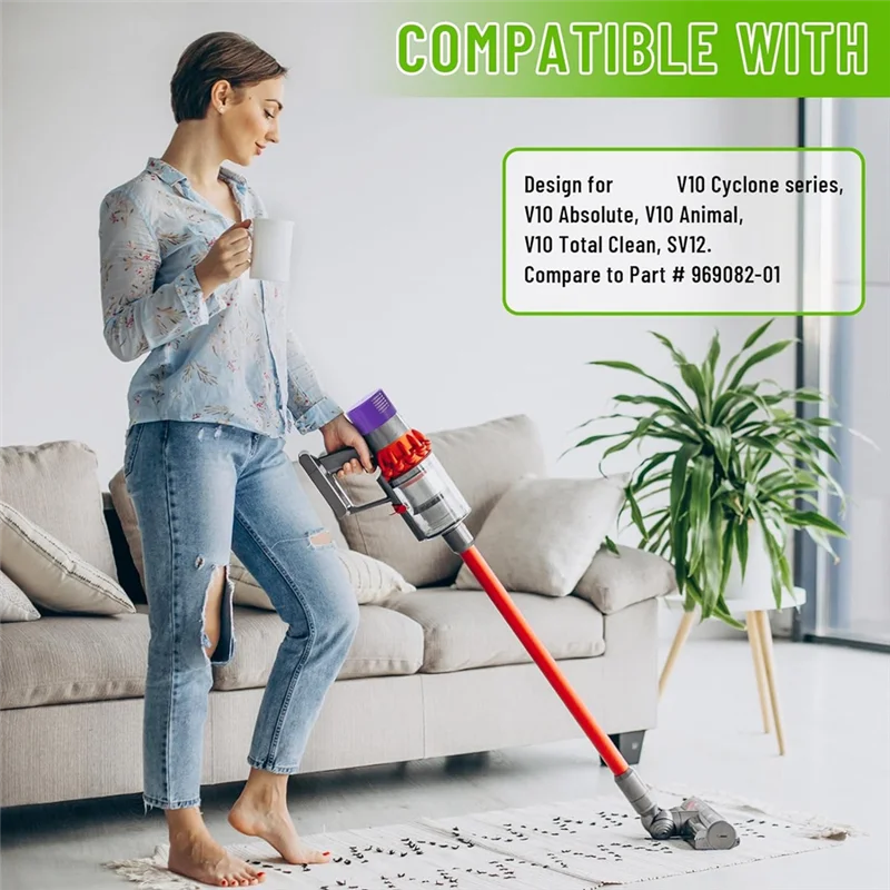 YCOC-مرشحات Hepa البديلة القابلة للغسل، مجموعة فلاتر المكنسة الكهربائية لـ Dyson V10، SV12، DY 969082-01