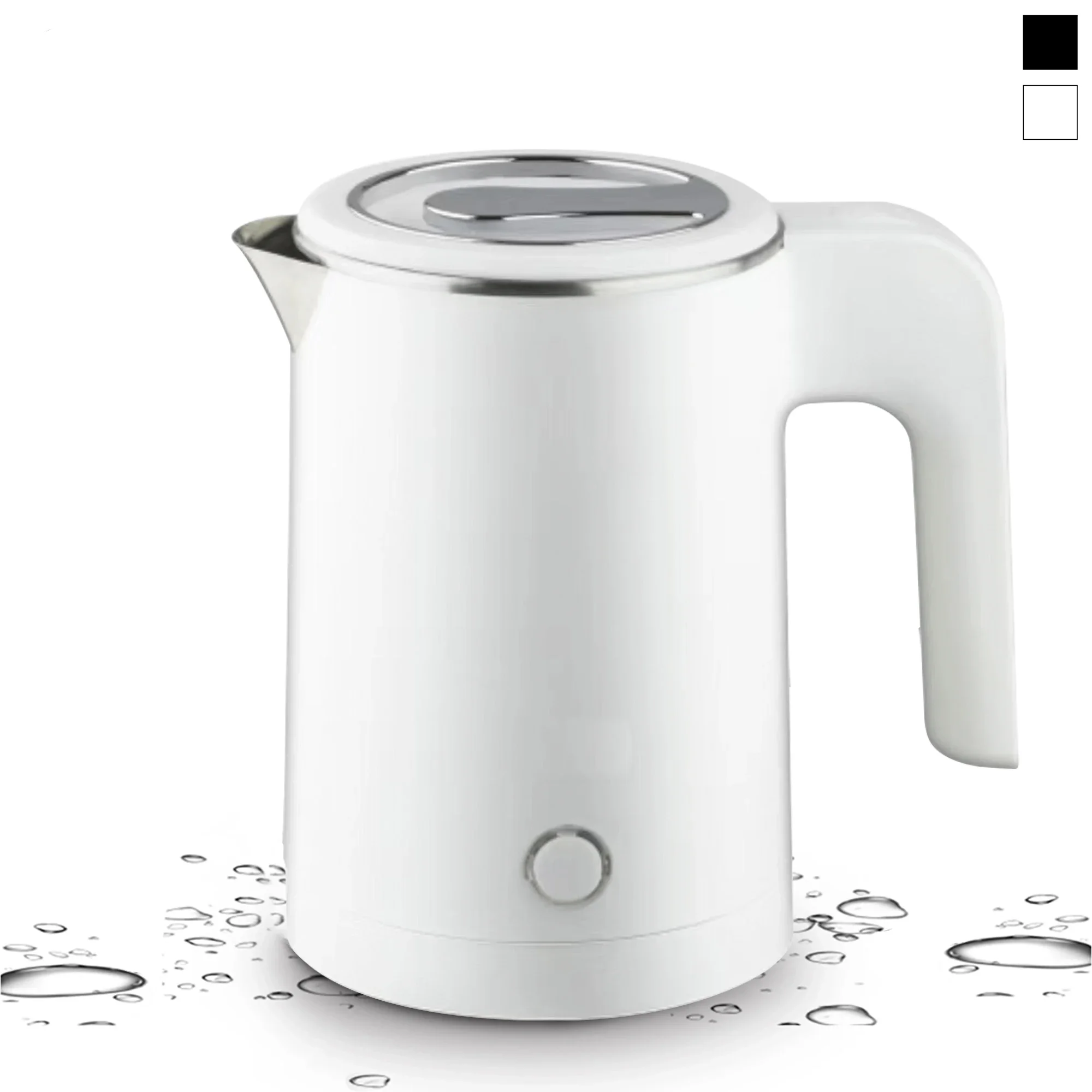 Travel  Kettle Tea Coffee 0.8L Stainless Steel Portable Water Boiler Pot  Hotel Family Trip Kitchen Smart Kettle Pot