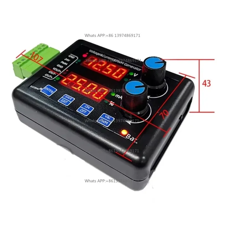 PWM Signal Generator Multi Functional Voltage Current 4-20mA Square Wave Analog PLC Module