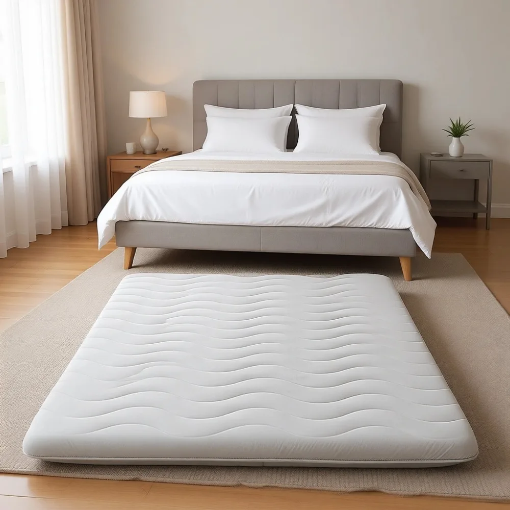 

Толстый складной японский напольный матрас из высокоплотного пенополиуретана, татами-мат для сна для детей, размер Twin