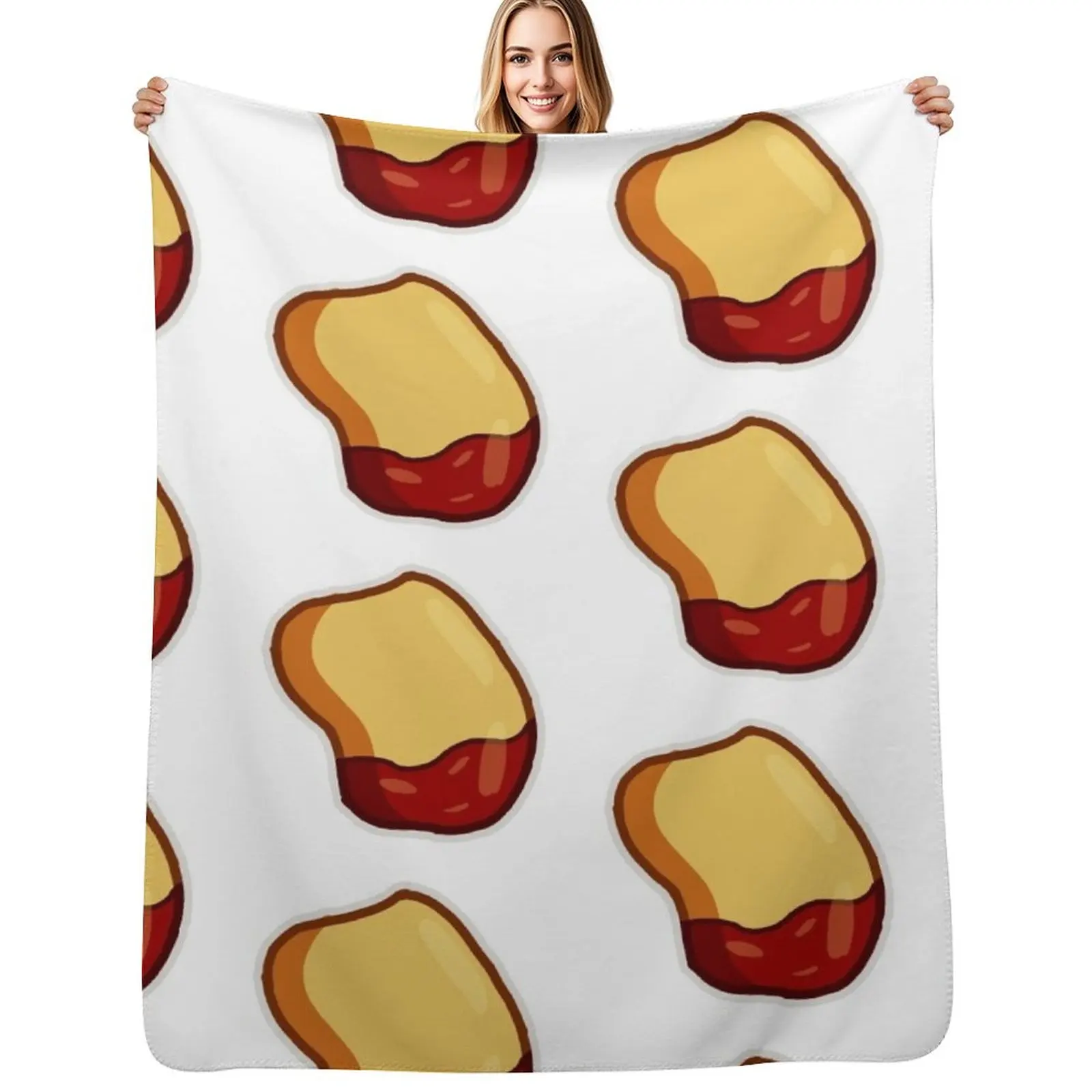 

chicken nugget Throw Blanket Stylish Couch Blanket for Home Living Room