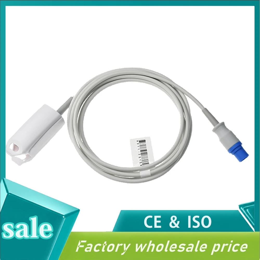 

One-Piece Ecg Cable Ekg Cable Iec 3leads 5leads Snap Clip Ekg Monitoring for Shiler Argus Lcm Plus Mornitor Machine