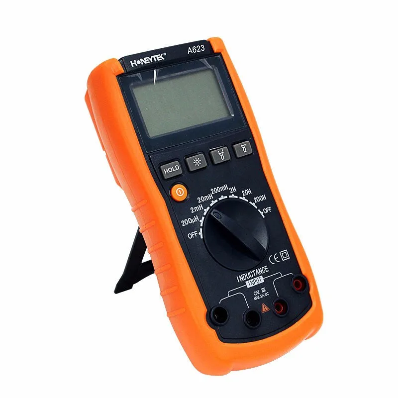 

HONEYTEK A623 Индуктивность Максимальное разрешение 0,1 мкГн Максимум 200 часов Ручная таблица индуктивности