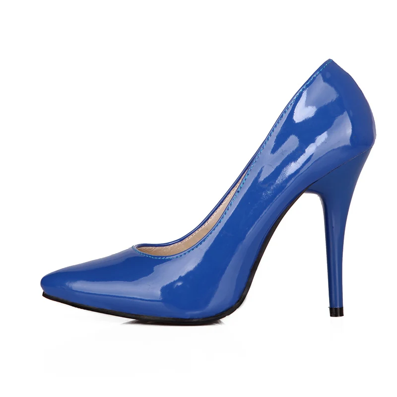 Fashion High Heels Shoes Woman Classic Pumps Pink Red Blue Nude Green Heels Pointed Office Party Wedding Shoes Spring Autumn