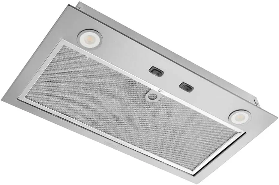 PM300SS Custom Power Pack Range Hood Insert with 2-Speed Exhaust Fan and Light, 300 Max Blower CFM, 21-Inch Built