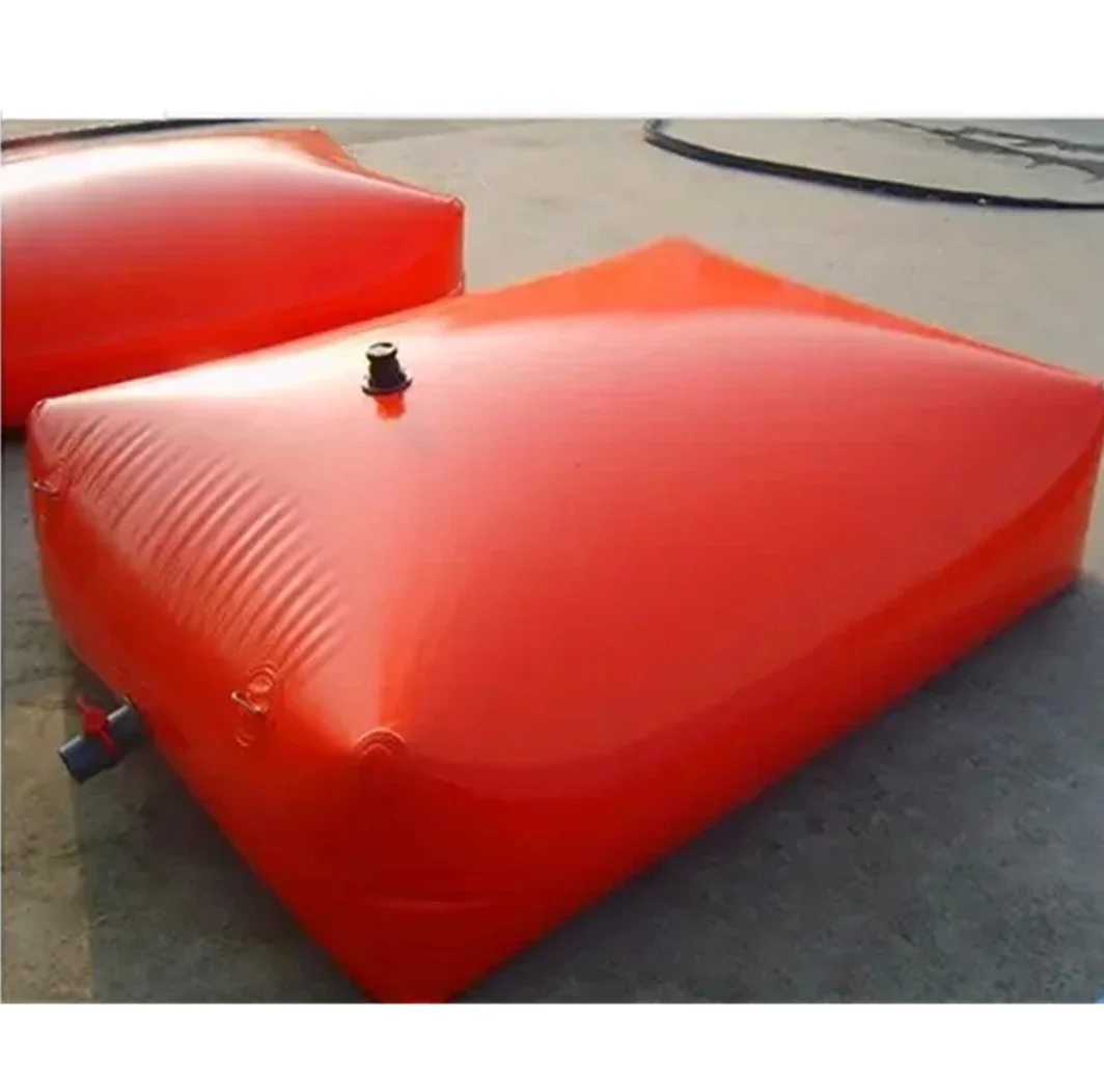 12000 Liter Rectangle Shape Industrial Fabric PVC Foldable Water Storage Tank Flexible Water Bladder