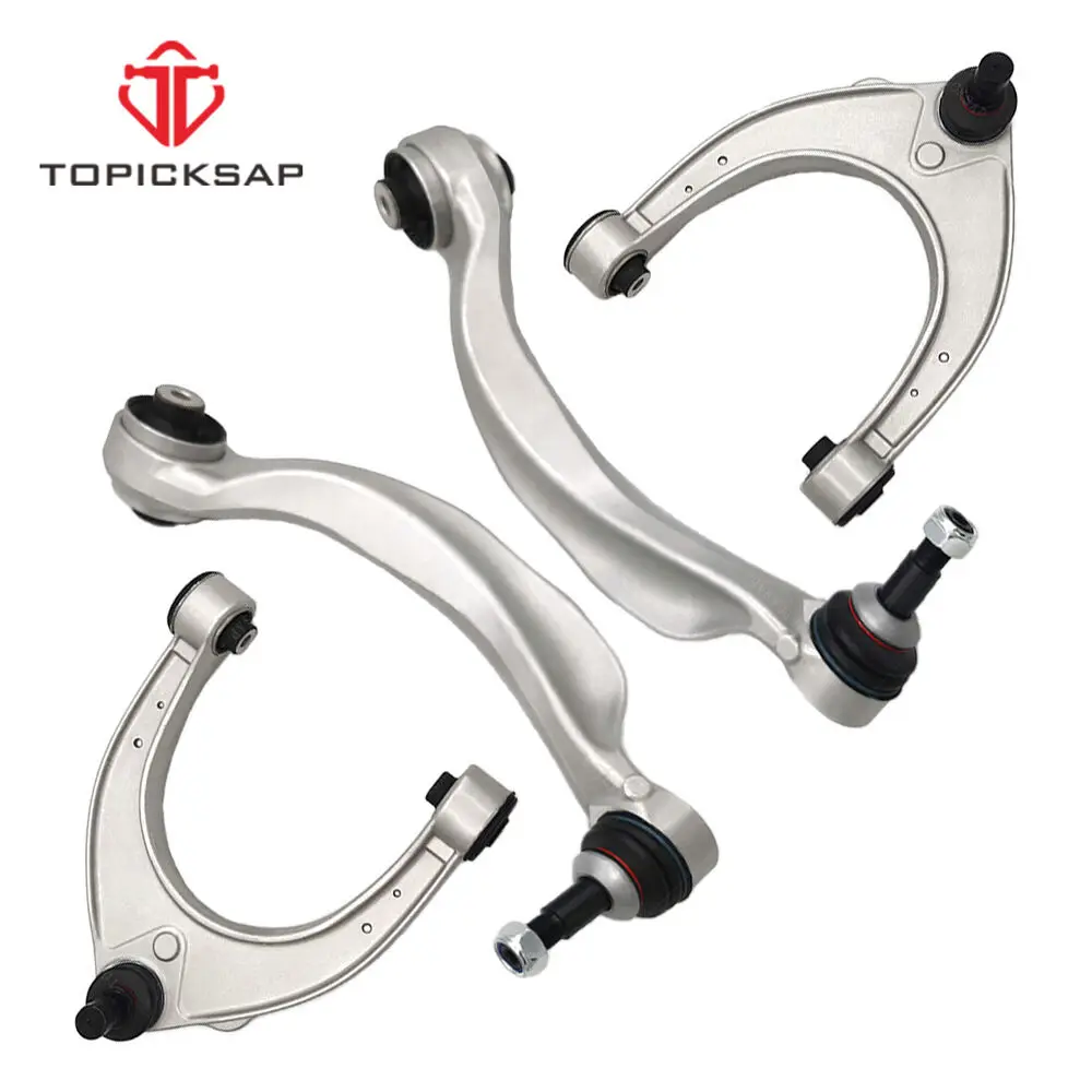 TOPICKSAP Front Control Arm Kit Set 4PCS U-Type for BMW F10 528i 535i 550i 640i F07 GT 2011 2012 2013 2014 2015 2016 31126775972