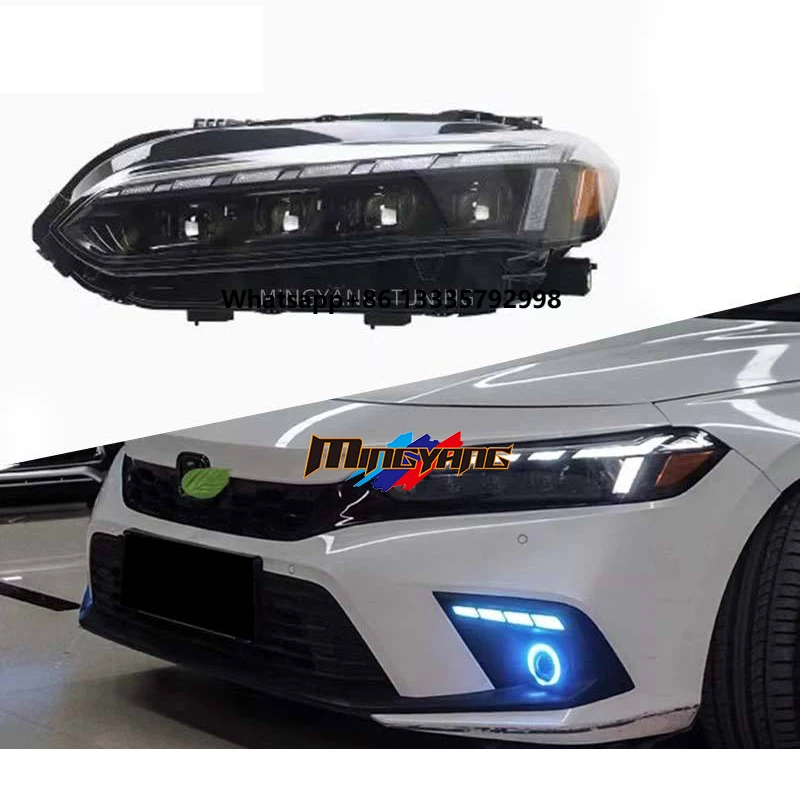 

High Quality Car Accessories Head Light Lamp Headlight Headlamps Gen 11th 2021+ for Honda Civic Led Headlights