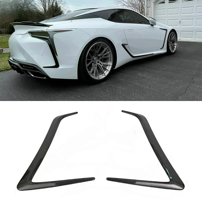 

High-Quality Dry Carbon Body Kit Fit ForLexus LC500 LC500H Front Bumper Fender Duck Wing Splitter