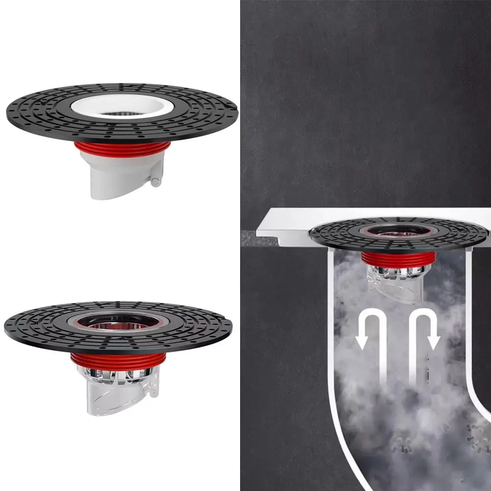 With Grid Grate Cover Shower Floor Drain Core Insect Proof Backflow Preventer Sink Strainer Anti Blocking Dectable