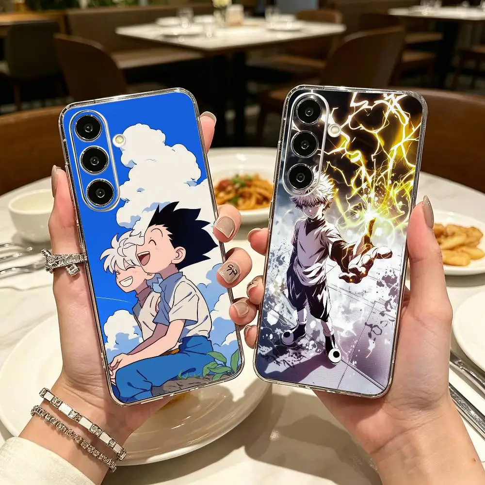 Epic anime HUNTER X HUNTER Clear Hard Phone Case For Samsung A71, A70, A52, A51, A40, A30,Transparent Cover