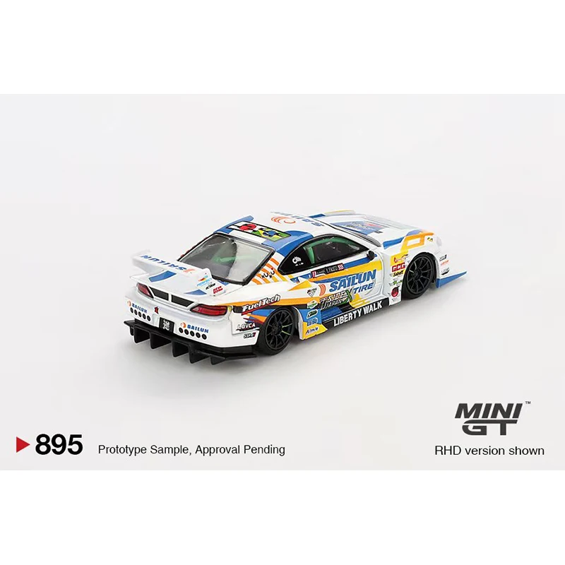 Minigt-Jouet de collection moulé sous pression, LBWK LB, Super Silhouette S15 Silvia, 1:64, Prévente, 895