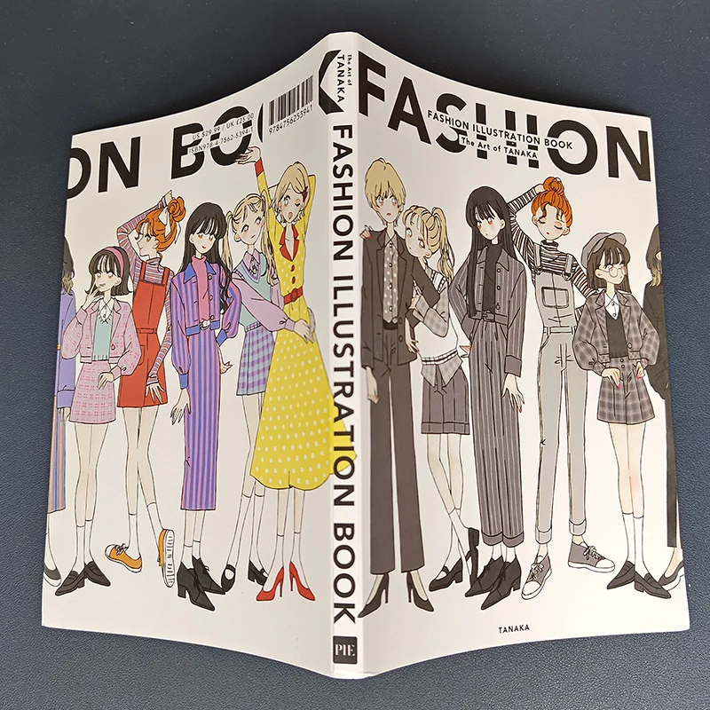 

Japan Fashion Illustration Book in English Fashion Clothing Album Art Book Illustrated Collection Of Japanese