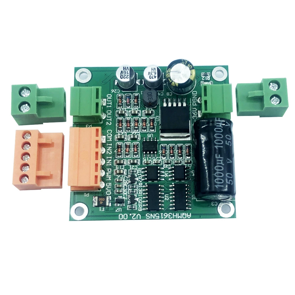 

DC Motor Driver 12/24/36V 360W High-Power DC Motor Driver Board/Module H-Bridge Forward And Reverse Can Be Full PWM