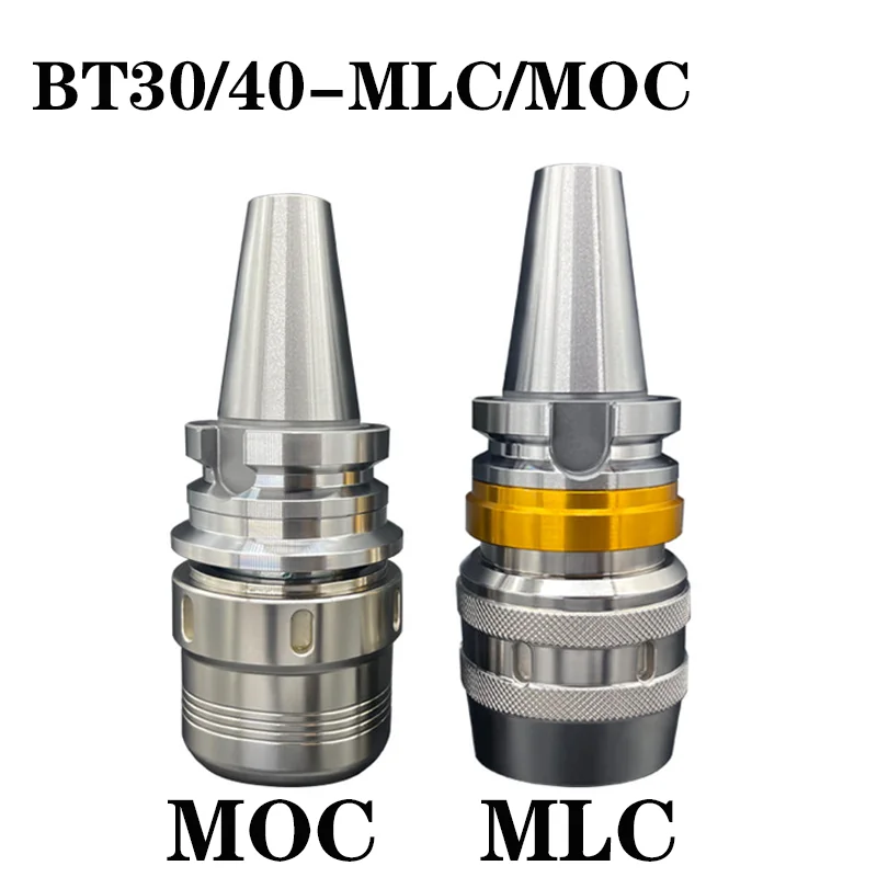 BT30 BT40 BT50 MLC MOC Tool Holder, Using C20 C25 C32 C42 Collet, CNC Machining Center Dustproof Lathe Spindle Tool Holder