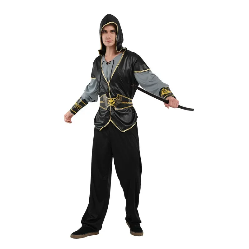 Costume da principe indiano adulto Archer Hunter Huntsman Cosplay Fantasia costumi di Halloween per uomo