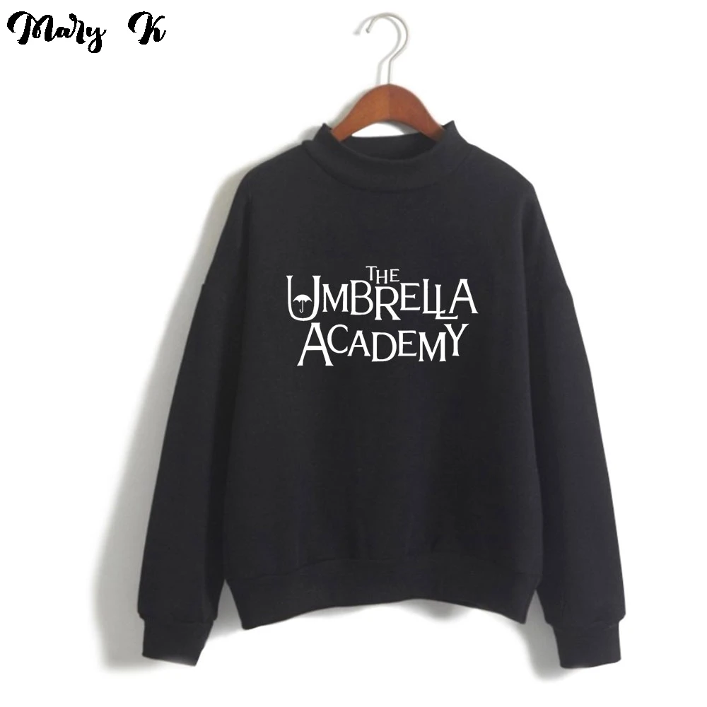 The Umbrella Academy Turtleneck Sweater Women Pullover Girl Kawaii Harajuku Tracksuit  Hip Hop Academy ladies sweatshirt