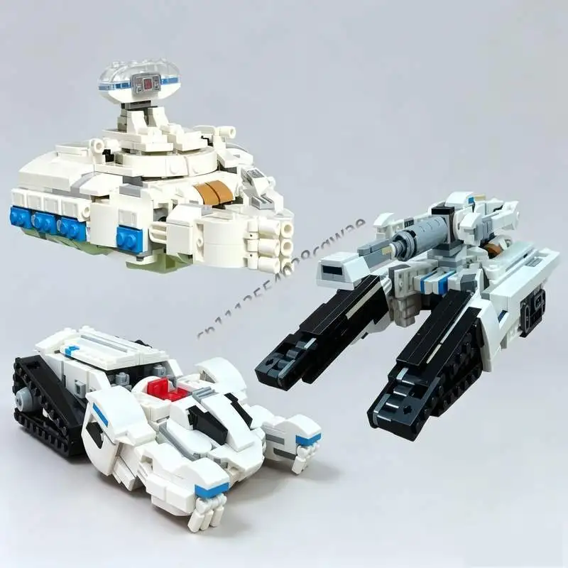 1507PCS Transformable Robot Tank MOC Vehicle Building Blocks Model Custom Puzzle DIY Assembly Educational Toy Collection Gifts