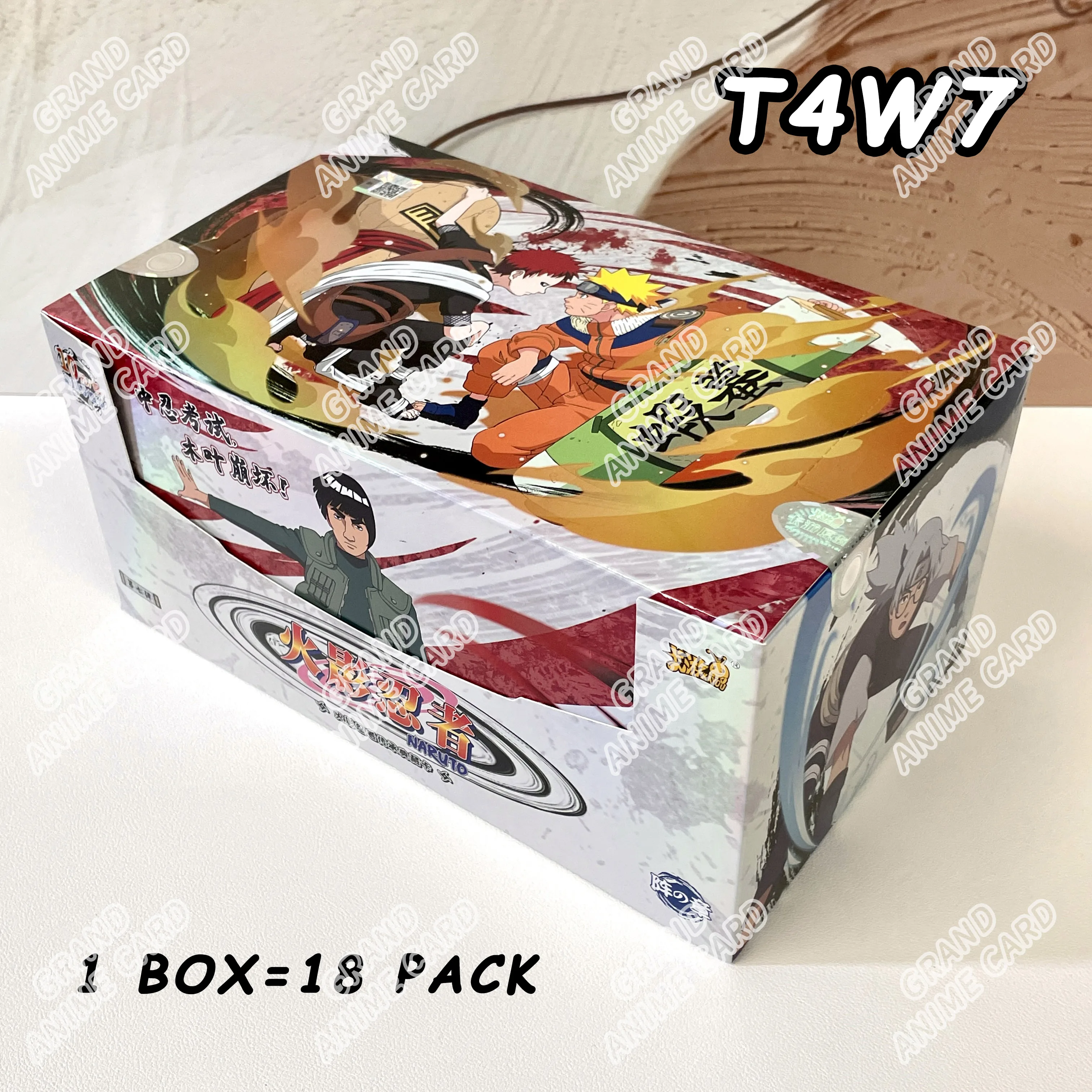 KAYOU Originele Naruto Kaarten T2W9 T4W8 Booster Box Anime TCG Zeldzame SE BP CR MR Ninja World Fight Chapter Collectie Kinderspeelgoed Cadeau