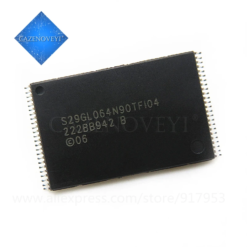 10 stks/partij S29GL064N90TFI040 S29GL064N90TF1040 S29GL064N90TF104 S29GL064N90TFI04 S29GL064 TSOP-48 Op Voorraad