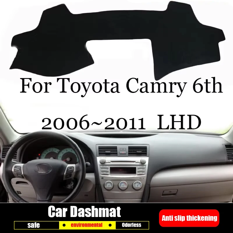 

ZUIMI Dashboard Cover Dash Mat Dashmat For Toyota Camry 6th 7th 8th 2006~2019 LHD Dash Board Cover Pad Sun Shade Dedicated Car
