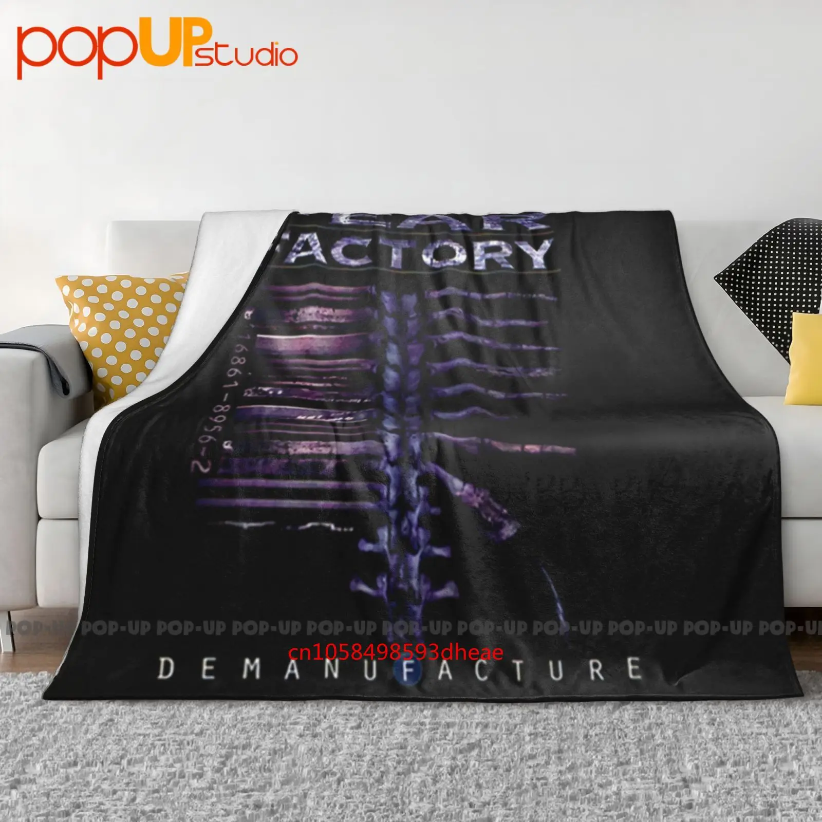 Fear Factory Demanufacture Ultra-Soft Blanket Quilt Winter Sofa Cover Bed Covers