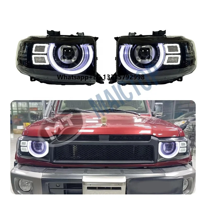 

FJ76 LC78 LC76 LC75 LC71 LC70 Led Headlights Upgrade GR Style LC79 Headlights Led Lamp for Land Cruiser 79 Series 2007-2016