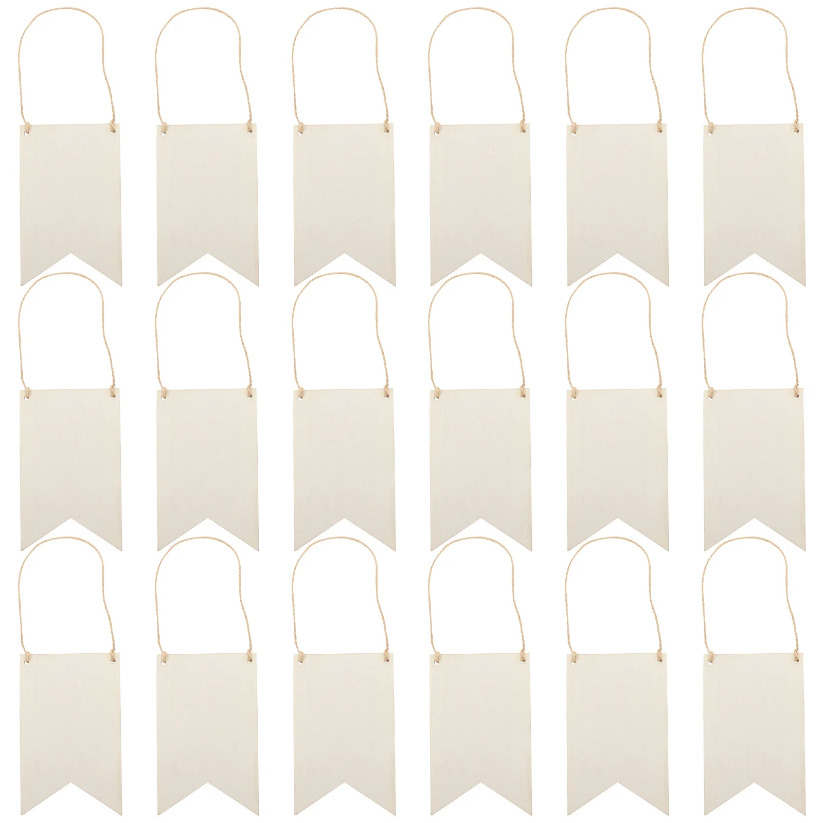 

36 set Wooden Hanging Signs Unfinished Blank Plaques For Kids Doodle Painting Diy Wall Decor Holiday Home Decoration Wood Craft