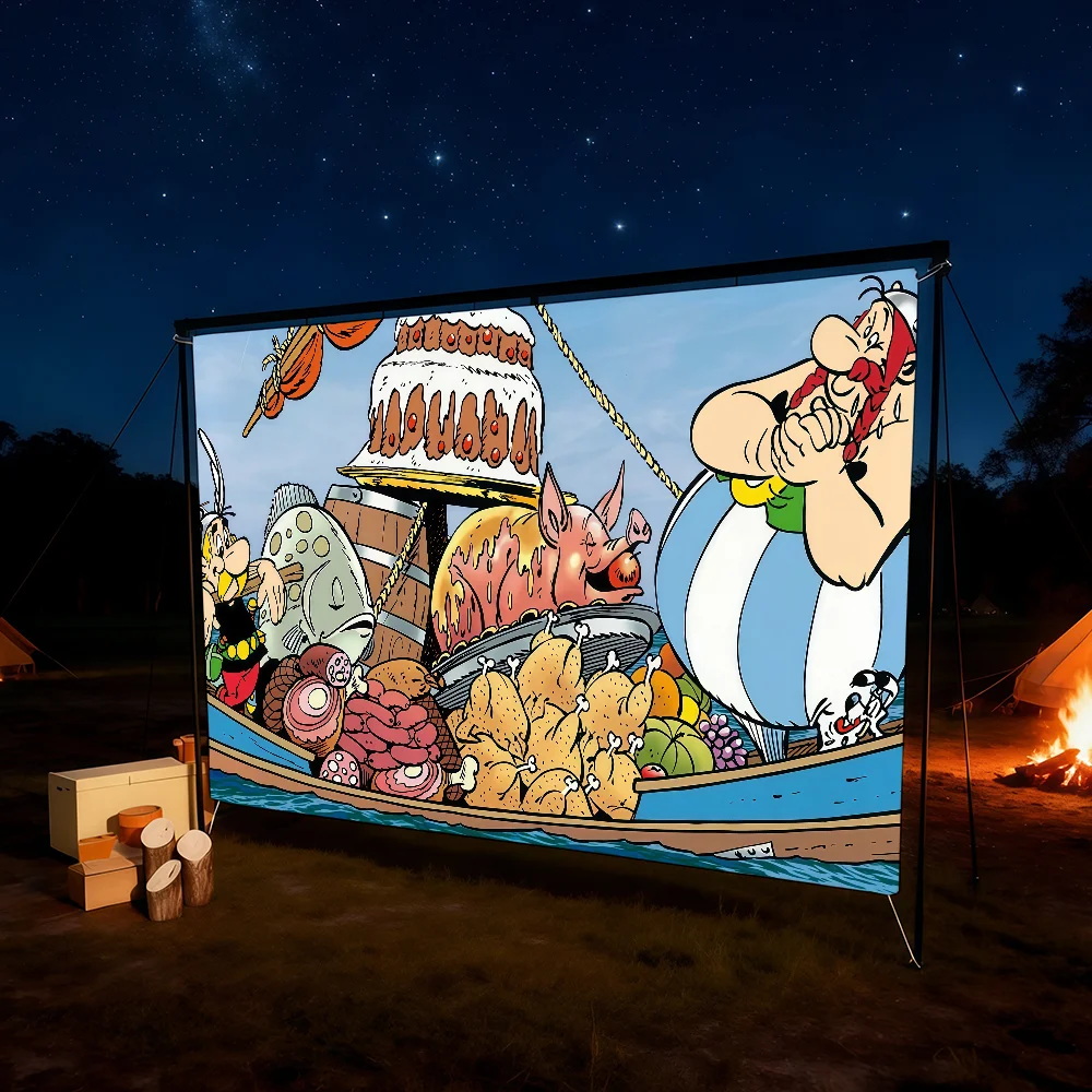 flag Animation For Room Dorm Camping Picnic Art A-Asterix-ES