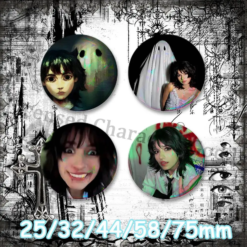 Bnad 25mm Badge 4-Piece Set Mini Pill Baji Kawaii Collectibles Creative Button Pin for Ita-Bag  V-Violent Vira