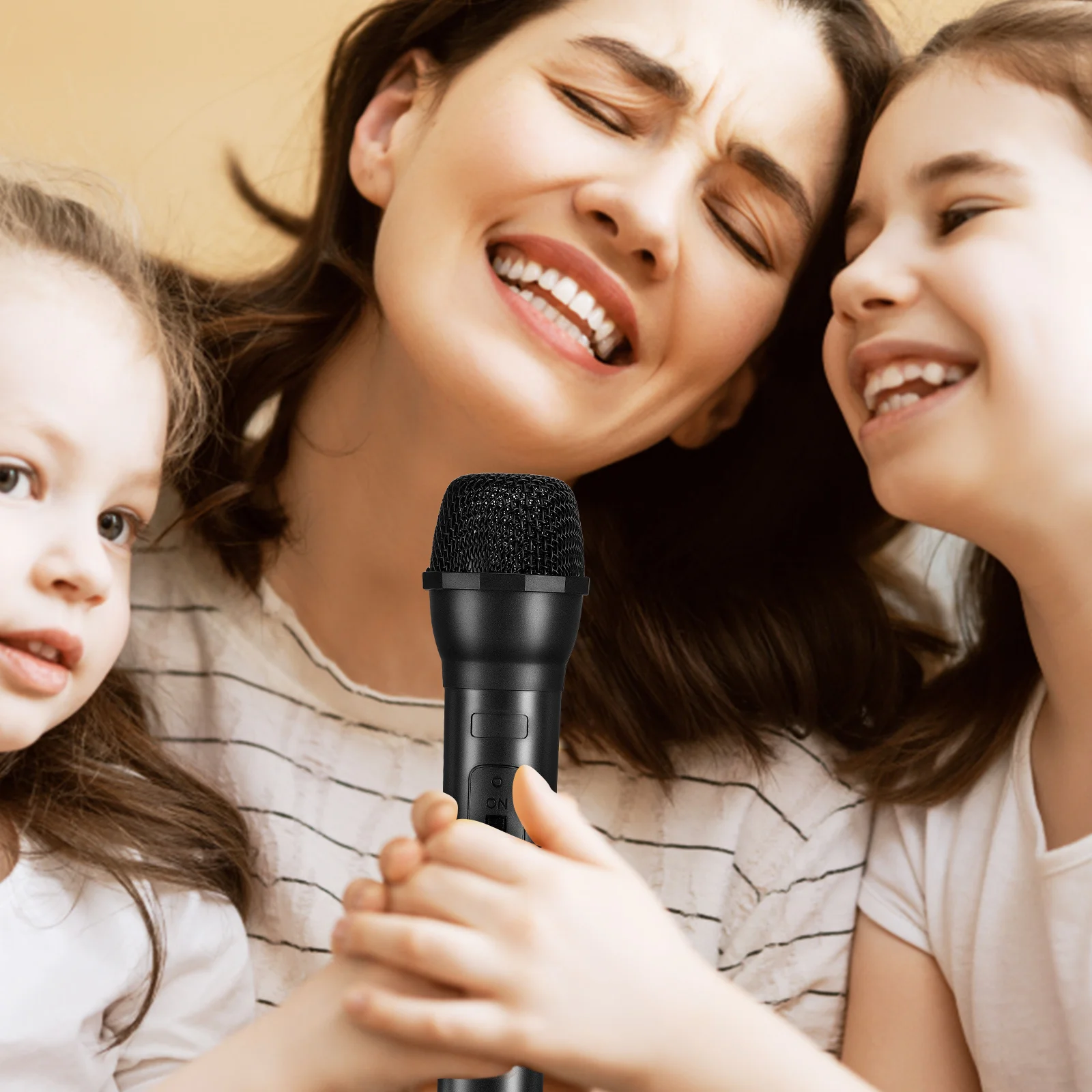 

Black Stereo Prop for Kids Stage Performance Fake Plastic Plaything Party Simulation CosplayStage Performance Kids