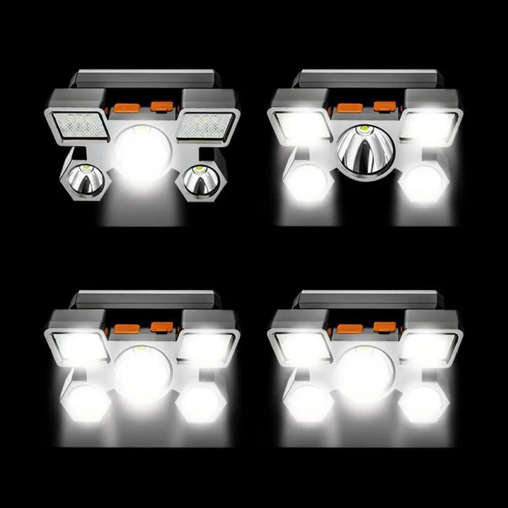 High Performance LED Headlamp USB Rechargeable Torch Headlight For Camping Hiking Night Fishing Outdoor Search Light